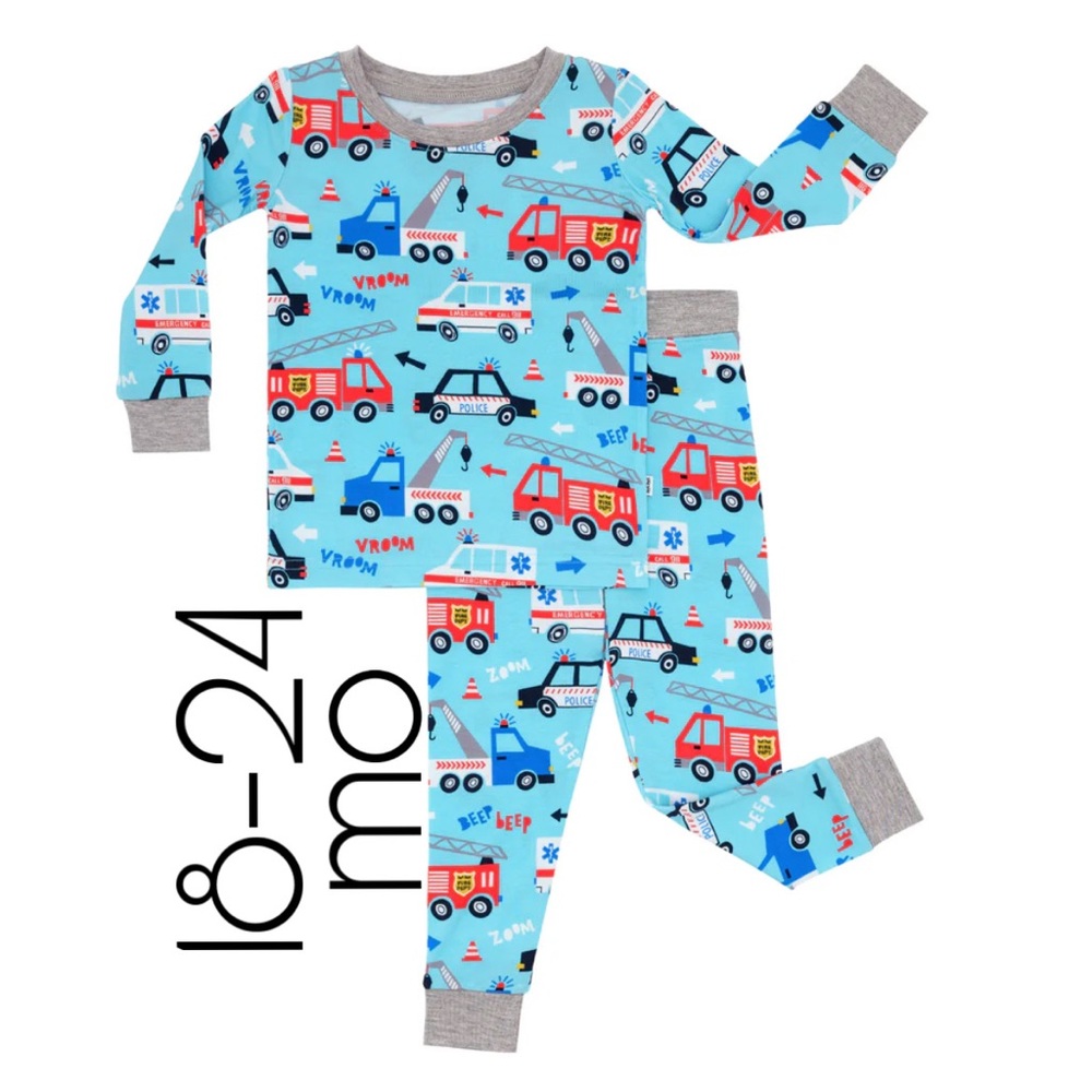 18-24 mo To The Rescue Two-Piece Pajama Set LS